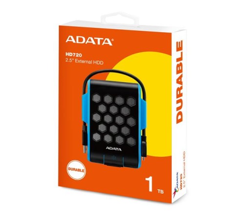 Внешний накопитель Внешний HDD 1TB USB 3.2 Gen 1 (USB 5Gbps) COLOR BOX синий