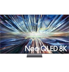 Телевизор ЖК 85'' Samsung/ 85", NeoQLED, 8K, Tizen Smart TV, 120Hz (Up to 144Hz), HDR10+, Wi-Fi, Voice, DVB-T2/C/S2, Bluetooth, CI+(1.4), FreeSync Premium PRO, 6.2.4Ch 90W, OTS Lite, 4HDMI, 3USB, One Connect (Y24 8K), Graphite Black 2024