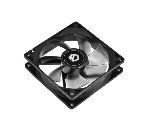 Вентилятор для корпуса ID-COOLING NO-9225-SD 92x92x25мм (156шт./кор, 3pin, черный, 1500об/мин)  BOX