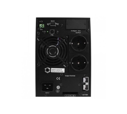 ИБП POWERMAN Online 3000 plus, LCD, двойного преобразования, 3000ВА, 2700Вт, 2 евророзетки с резервным питанием, USB, RS232, слот SNMP, разъем EPO, внешний блок батарей (в комплект не входит), 191 х 460 х 337 мм., 11 кг./ UPS POWERMAN Online 3000 plus, L ИБП POWERMAN Online 3000 plus, LCD, двойного преобразования, 3000ВА, 2700Вт, 2 евророзетки с резервным питанием, USB, RS232, слот SNMP, разъем EPO, внешний блок батарей (в комплект не входит), 191 х 460 х 337 мм., 11 кг./ UPS POWERMAN Online 3000 plus, L