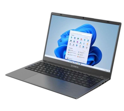 Ноутбук IRBIS GroovyBook 15 Core I5-1240P, 16GB+512GB NVME SSD,15,6"LCD 1920*1080 IPS , AX101 WIFI, Front camera: 2MP,TPM2.0 , 7.7V 6000mha battery, TYPE C full function, with RJ45,Windows 11 Pro RUS,Grey