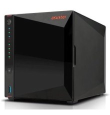 НАС сервер ASUSTOR AS5304T 4-Bay NAS/Media player/Intel Celeron J4105 1.5GHz, up to 2.5 GHz(Quad-Core), 4GB SO-DIMM DDR4, noHDD(HDD,SSD),/2x2,5GbE(LAN)/3xUSB3.2,HDMI/4ip camera license