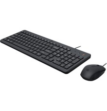 клавиатура и мышь HP 150 Wired Mouse and Keyboard Combination cons