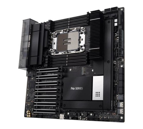 Материнская плата ASUS PRO WS W790E-SAGE SE, Intel® W790, 8*DDR5, 8*SATA, 3*M.2, 2 x SlimSAS, 5*USB 3.2, 2*USB 2.0,Type-C, 11*PCIx16, VGA, CEB; 90MB1C20-M0EAY0