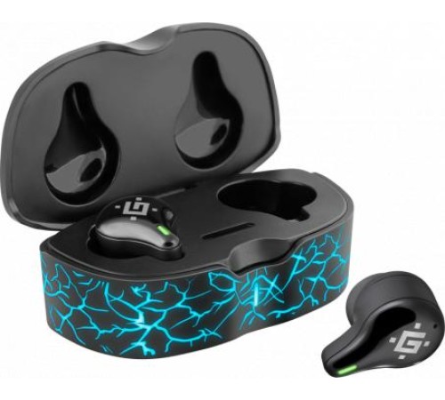 Defender Беспроводная гарнитура CyberDots 250 черный, игровые TWS, Bluetooth