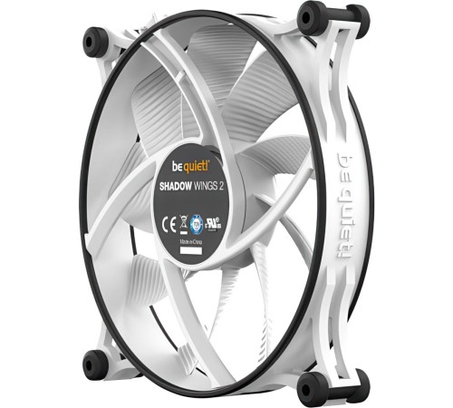 Кулер для корпуса/ Case Cooler be quiet! SHADOW WINGS 2 140mm PWM White (140x140x25mm, 4-pin PWM, 49.8CFM, 14.9dBA, 900RPM, White) Кулер для корпуса/ Case Cooler be quiet! SHADOW WINGS 2 140mm PWM White (140x140x25mm, 4-pin PWM, 49.8CFM, 14.9dBA, 900RPM, White)