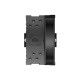 Кулер для процессора/ CPU Cooler PCCooler RT400 BK (235W, 4-pin PWM, 148mm, Al/Cu, 4x6mm, 1x120mm, 73.32CFM, 34.9dBA, 2200RPM, S: 115X/1200/1700/1851 , AMD AM4/AM5, black)
