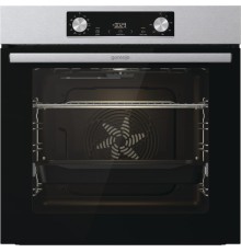 Встраиваемые электрические духовки GORENJE/ Духовой шкаф, Полезный объем: 77 л,Класс энергопотребления: A, Сенсорный программатор IconLED, Конструкция: Встраиваемая, Ширина: 595 мм, Высота: 595 мм, нержавеющая сталь