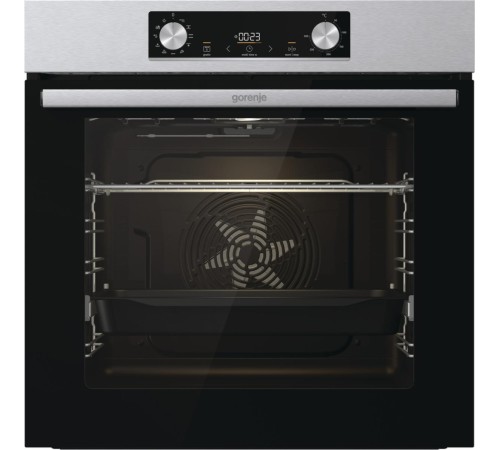 Встраиваемые электрические духовки GORENJE/ Духовой шкаф, Полезный объем: 77 л,Класс энергопотребления: A, Сенсорный программатор IconLED, Конструкция: Встраиваемая, Ширина: 595 мм, Высота: 595 мм, нержавеющая сталь