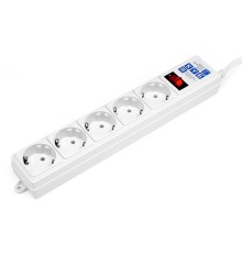 Фильтр-удлинитель Power Cube B 1.9 м 5 розеток (белый) 10А/2,2кВт/ Surge protector Power Cube B 1.9 m 5 outlets (white) 10A / 2.2kW