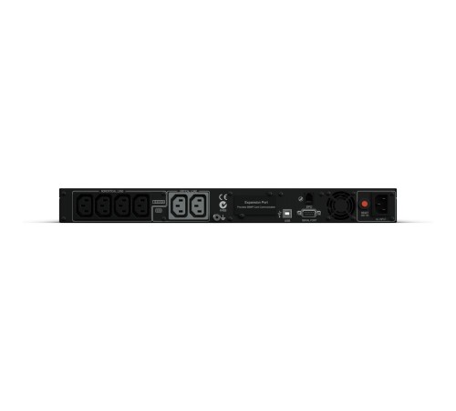 ИБП CyberPower PR1000ELCDRT1U, Rackmount, Rackmount, Line-Interactive, 1000VA/800W, 6 IEC-320 С13 розеток, USB&Serial, SNMPslot, LCD дисплей, Black, 0.6х0.55х0.15м., 24.4кг./ UPS Line-Interactive CyberPower PR1000ELCDRT1U 1000VA/800W USB/RS-232/EPO/SNMPsl