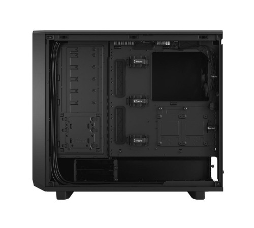 Корпус ПК без блока питания/ Case Fractal Design Meshify 2 Solid, Midi-Tower, 3x140mm, 2xUSB-A 3.2 + 1xUSB 3.2 Type-C E-ATX, ATX, mATX, mITX, Black
