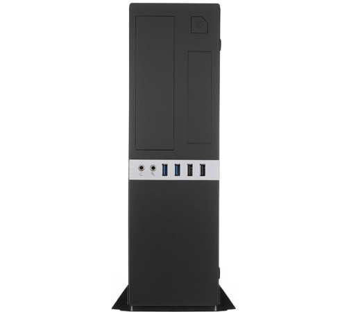 Корпус без блока питания/ Case Foxline mATX Desktop w/o PSU, 2xUSB3.0, 2xUSB2.0, toolless, Black, 8cm. fan, no powercord