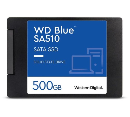 Твердотельный накопитель Western Digital Blue SSD 2,5” SATA 500Gb, WDS500G3B0A, 1 year, (аналог WDS500G2B0A) Твердотельный накопитель Western Digital Blue SSD 2,5” SATA 500Gb, WDS500G3B0A, 1 year, (аналог WDS500G2B0A)