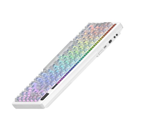 Клавиатура механическая беспроводная Dareu A84 Pro White (белый), 84 клавиши, switch BlueSky V3 (linear), подсветка RGB, подключение проводное+Bluetooth+2.4GHz, аккумулятор 2000mAh (Мятая упаковка) Клавиатура механическая беспроводная Dareu A84 Pro White (белый), 84 клавиши, switch BlueSky V3 (linear), подсветка RGB, подключение проводное+Bluetooth+2.4GHz, аккумулятор 2000mAh (Мятая упаковка)