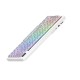 Клавиатура механическая беспроводная Dareu A84 Pro White (белый), 84 клавиши, switch BlueSky V3 (linear), подсветка RGB, подключение проводное+Bluetooth+2.4GHz, аккумулятор 2000mAh (Мятая упаковка)