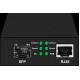 Медиаконвертер Gigabit Ethernet/ Медиаконвертер Gigabit Ethernet, SFP 1000Мбит/c, RJ45 10/100/1000Мбит/c, поддержка LFP. Металлический корпус. БП DC12V(1A) в комплекте. Размеры (ШхВхГ): 70x25x95мм. Вес: 0,2кг. Рабочая температура: -10…+55°С. Совместим с ш