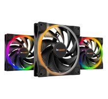 Кулер для корпуса/ Case Cooler be quiet! LIGHT WINGS 140mm PWM high-speed 3-Pack (140x140x25mm, 4-pin PWM, ARGB, 71.7CFM, 31dBA, 2200RPM, Black, 3pcs)