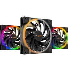 Кулер для корпуса/ Case Cooler be quiet! LIGHT WINGS 140mm PWM high-speed 3-Pack (140x140x25mm, 4-pin PWM, ARGB, 71.7CFM, 31dBA, 2200RPM, Black, 3pcs)