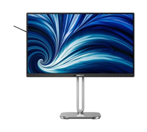 Монитор 23,8" Philips 24B2N4200  1920x1080, WLED, 16:9, IPS, 300cd, 1500:1, 4ms, 178/178, VGA, HDMI, DP, USB Hub, Speakers, 120Hz, Tilt, HAS, Swivel, Pivot, Внутр, VESA, Black, 3y