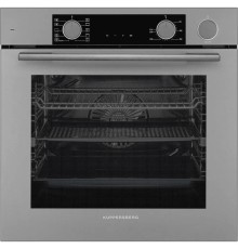 Электрический духовой шкаф Kuppersberg/ 60 см, 80 л, High-Tech, 10 режимов, ПАР, Soft Close, телескопические направляющие, серый