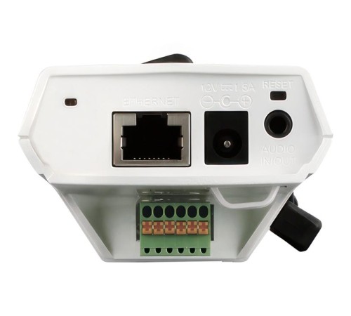 Сетевая камера/ 1MP PoE Box Camera, 1280x800, H.264, 4.2x optical zoom, microSD, 2-way audio, ONVIF, w/o power adapter Сетевая камера/ 1MP PoE Box Camera, 1280x800, H.264, 4.2x optical zoom, microSD, 2-way audio, ONVIF, w/o power adapter