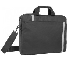 Defender Сумка для ноутбука Shiny 15''-16" черный, светоотражающая полоса