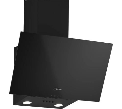 Вытяжка BOSCH Наклонная, 360 м3/ч, 60см, цвет: черный , Push buttons