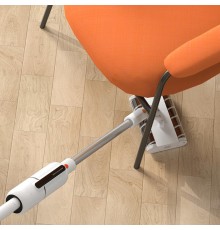 Беспроводной вертикальный пылесос deerma Wireless Vacuum Cleaner VC55 White, 130W, Number of Modes: 2, Dust Tank Volume: 0.3L, Noise Level: 78dB, Battery Capacity: 2500mAh, Working Time: 20min, Charging Time: 3h (Вскрытая упаковка)