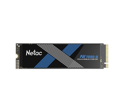 SSD накопитель Netac SSD NV7000-Q 4TB PCIe 4 x4 M.2 2280 NVMe 3D NAND, R/W up to 7100/6200MB/s, TBW2560TB with heat spreader, 5y wty SSD накопитель Netac SSD NV7000-Q 4TB PCIe 4 x4 M.2 2280 NVMe 3D NAND, R/W up to 7100/6200MB/s, TBW2560TB with heat spreader, 5y wty