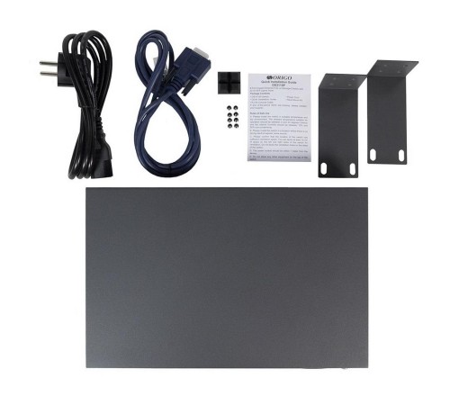 Коммутатор/ Managed L2 Switch 8x1000Base-T PoE, 2x1000Base-X SFP, PoE Budget 135W, RJ45 Console, 19" w/brackets