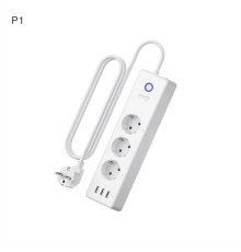 Умный сетевой фильтр Gosund Smart plug, 3 USB outlet, total 3.1A 3 sockets seperate controlled