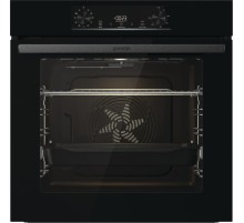 Встраиваемые электрические духовки GORENJE/ Духовой шкаф, Полезный объем: 77 л,Класс энергопотребления: A, Сенсорный программатор IconLED, Конструкция: Встраиваемая, Ширина: 595 мм, Высота: 595 мм, черный