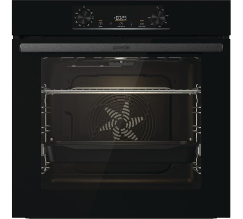 Встраиваемые электрические духовки GORENJE/ Духовой шкаф, Полезный объем: 77 л,Класс энергопотребления: A, Сенсорный программатор IconLED, Конструкция: Встраиваемая, Ширина: 595 мм, Высота: 595 мм, черный
