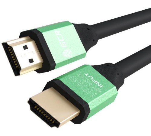 Greenconnect Кабель 0.5m HDMI версия 2.0, HDR 4:2:2, Ultra HD, 4K 60 fps 60Hz/5K*30Hz, 3D, AUDIO, 18.0 Гбит/с, 28/28 AWG, OD7.3mm, тройной экран, черный, AL корпус зеленый Greenconnect Кабель 0.5m HDMI версия 2.0, HDR 4:2:2, Ultra HD, 4K 60 fps 60Hz/5K*30Hz, 3D, AUDIO, 18.0 Гбит/с, 28/28 AWG, OD7.3mm, тройной экран, черный, AL корпус зеленый