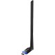 Адаптер Wi-Fi/ Tenda U10 Двухдиапазонный Wi-Fi адаптер, 2,4/5 ГГц, до 633 Мбит/с, передатчик 20 dBm, подключение USB, 1х6dBi внешняя антенна