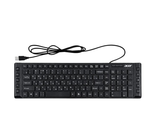 Клавиатура/ Клавиатура Acer OKW010 USB slim Multimedia black