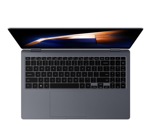 Ноутбук/ Samsung Galaxy Book4 360 15""(1920x1080 AMOLED)/Touch/Intel Core 7 150U(1.8Ghz)/16384Mb/512PCISSDGb/noDVD/Int:Intel® Graphics/Cam/BT/WiFi/68WHr/war 1y/1.16kg/Gray/Win11Home + Eng kbd 3 pin