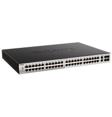 коммутатор D-Link PROJ Управляемый L3 стекируемый коммутатор, 48x1000Base-T, 2x10GBase-T, 4x10GBase-X SFP+, защита от статического электричества до 6 кВ, CLI, порт управления 1000Base-T, консольный порт RJ-45, 1