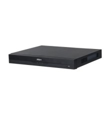 Видеорегистратор DAHUA 16-канальный IP-видеорегистратор c PoE, 4K, H.265+ и ИИ Входящий поток до 384Мбит/с; сжатие: H.265+, H.265, H.264+, H.264, MJPEG; разрешение записи до 32Мп; накопители: 2 SATA III до 20Тбайт; во