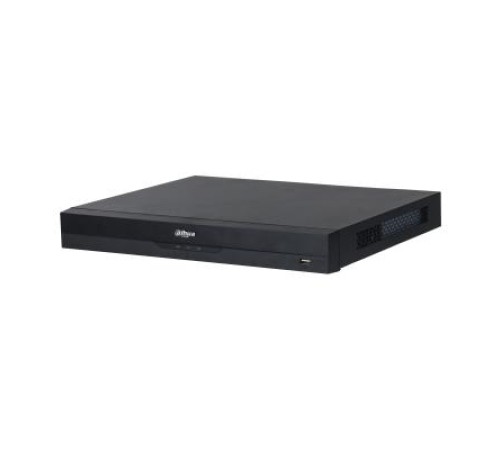 Видеорегистратор DAHUA 16-канальный IP-видеорегистратор c PoE, 4K, H.265+ и ИИ Входящий поток до 384Мбит/с; сжатие: H.265+, H.265, H.264+, H.264, MJPEG; разрешение записи до 32Мп; накопители: 2 SATA III до 20Тбайт; во Видеорегистратор DAHUA 16-канальный IP-видеорегистратор c PoE, 4K, H.265+ и ИИ Входящий поток до 384Мбит/с; сжатие: H.265+, H.265, H.264+, H.264, MJPEG; разрешение записи до 32Мп; накопители: 2 SATA III до 20Тбайт; во