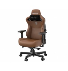 Кресло игровое Anda Seat Kaiser 3, цвет коричневый, размер L (120кг), материал ПВХ (модель AD12)