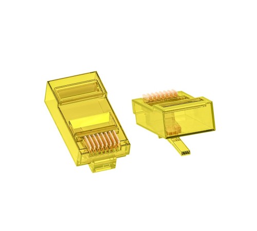 Greenconnect Коннектор цветной RJ-45 cat.5e UTP Male, для многожильного кабеля, 8p8c 15 шт (3 цвета по 5 шт), GCR-51802 Greenconnect Коннектор цветной RJ-45 cat.5e UTP Male, для многожильного кабеля, 8p8c 15 шт (3 цвета по 5 шт), GCR-51802