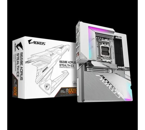 Материнская плата/ MB GIGABYTE AMD B650 sAM5, 4xDDR5(256GB), HDMI 2.1/HDMI 1.4 (int), 1xPCIe 5.0x16, 1xLAN (2.5GbE), Wi-Fi 7, BT 5.4, 4xSATA 6Gb/s, 3xM.2, 1xUSB-C, 7xUSB 3.2, 4xUSB 2.0, ATX Материнская плата/ MB GIGABYTE AMD B650 sAM5, 4xDDR5(256GB), HDMI 2.1/HDMI 1.4 (int), 1xPCIe 5.0x16, 1xLAN (2.5GbE), Wi-Fi 7, BT 5.4, 4xSATA 6Gb/s, 3xM.2, 1xUSB-C, 7xUSB 3.2, 4xUSB 2.0, ATX