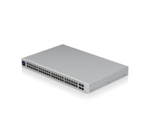 Коммутатор/ 48-port, Layer 2 PoE switch with a silent, fanless cooling system.195W total PoE availability