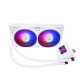 Водяное охлаждение для процессора/ Water Cooling System Thermalright Frozen Warframe SE 240 ARGB White (240mm, LED temp., Black, ARGB/ Fans: 2x120mm, 70.84CFM, 29.8dBA, 2000RPM/ Pump height 59mm, Rad thickness 27mm/ S: 1851, 1700, 1200, 115X, AM5, AM4)