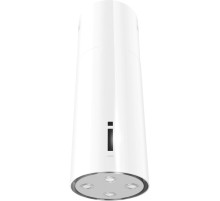 Вытяжка MAUNFELD/ Островная, потолочный монтаж, цилиндрическая, 38 см, 1000 м3/ч, белый цвет