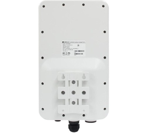 Точка доступа/ Внешняя двухдиапазонная Wi-Fi 6 точка доступа AX3000, 1x2.5GBase-T WAN PoE 802.3at, 1x1000Base-T LAN, 4 антенны 4 dBi