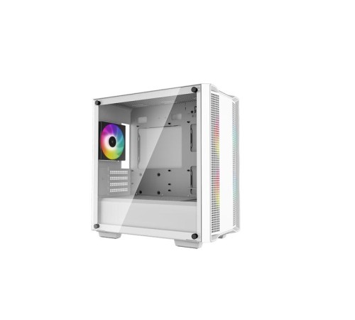 корпус Deepcool CC360 WH ARGB без БП, боковое окно (закаленное стекло), белый, mATX (R-CC360-WHAPM3-G-1)