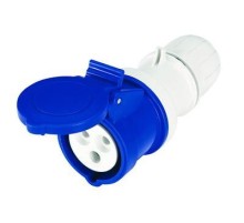Розетка кабельная IP44 32A 2P+E 230V